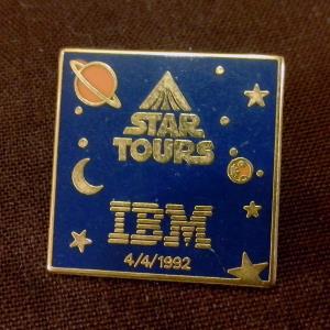 Pin's Euro Disney Star Tours IBM 4-4-92 (01)